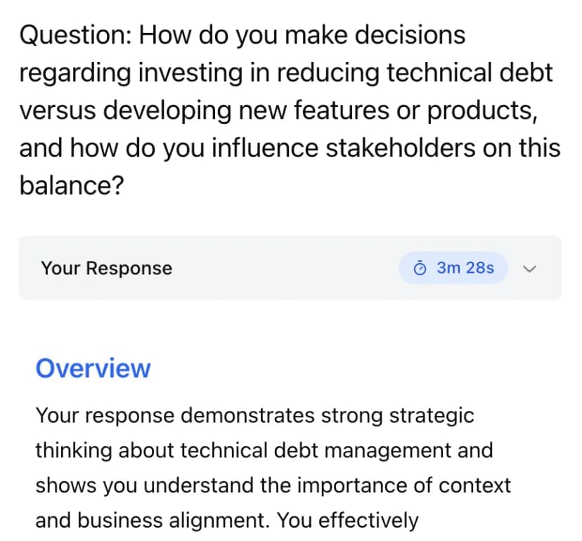 Practice Any Question With Voice-Based Feedback feature illustration