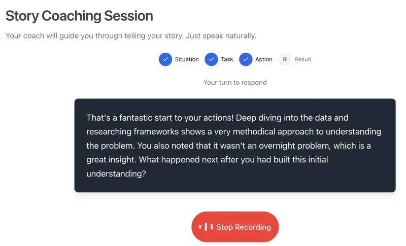 AI Coaching That Draws Out Your Best Stories feature illustration