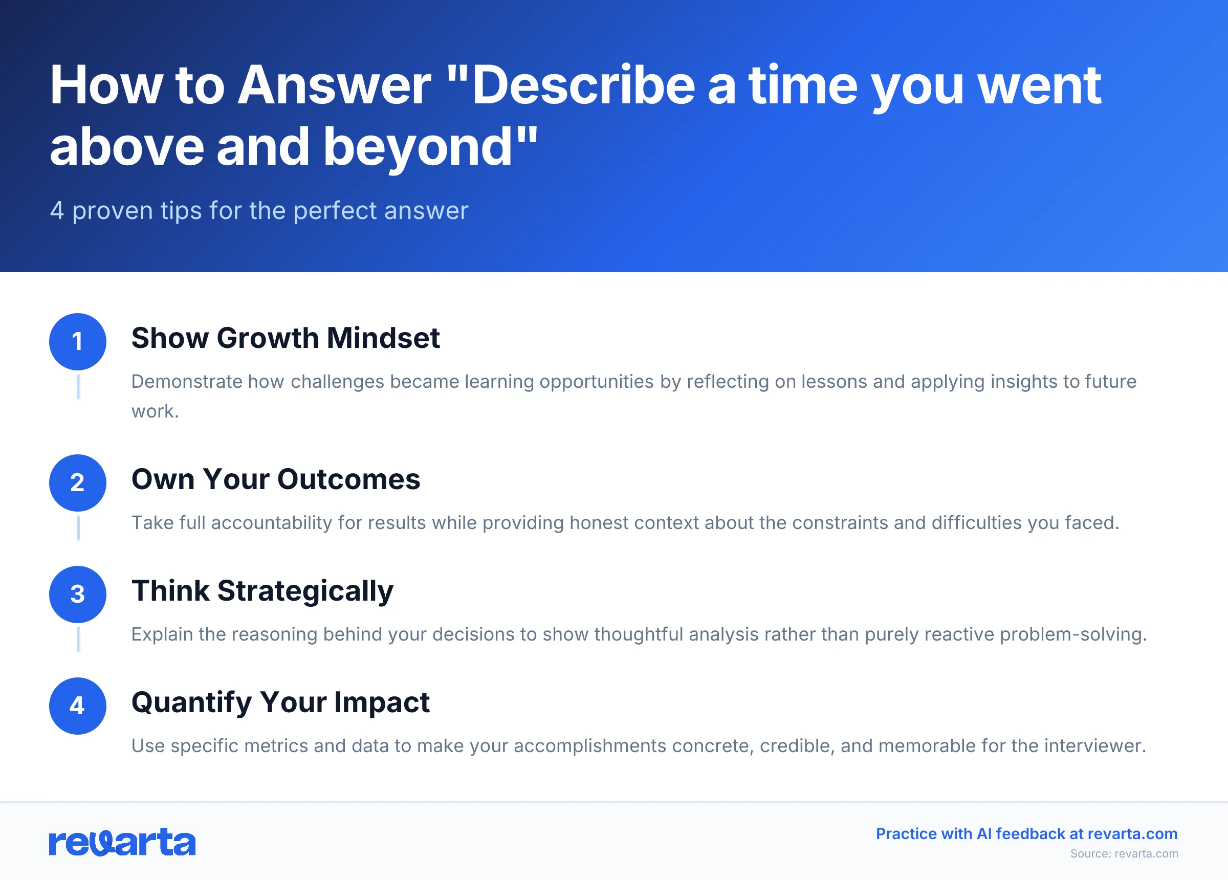 How to Answer 'Describe a time you went above and beyond' - 4 proven tips for the perfect answer