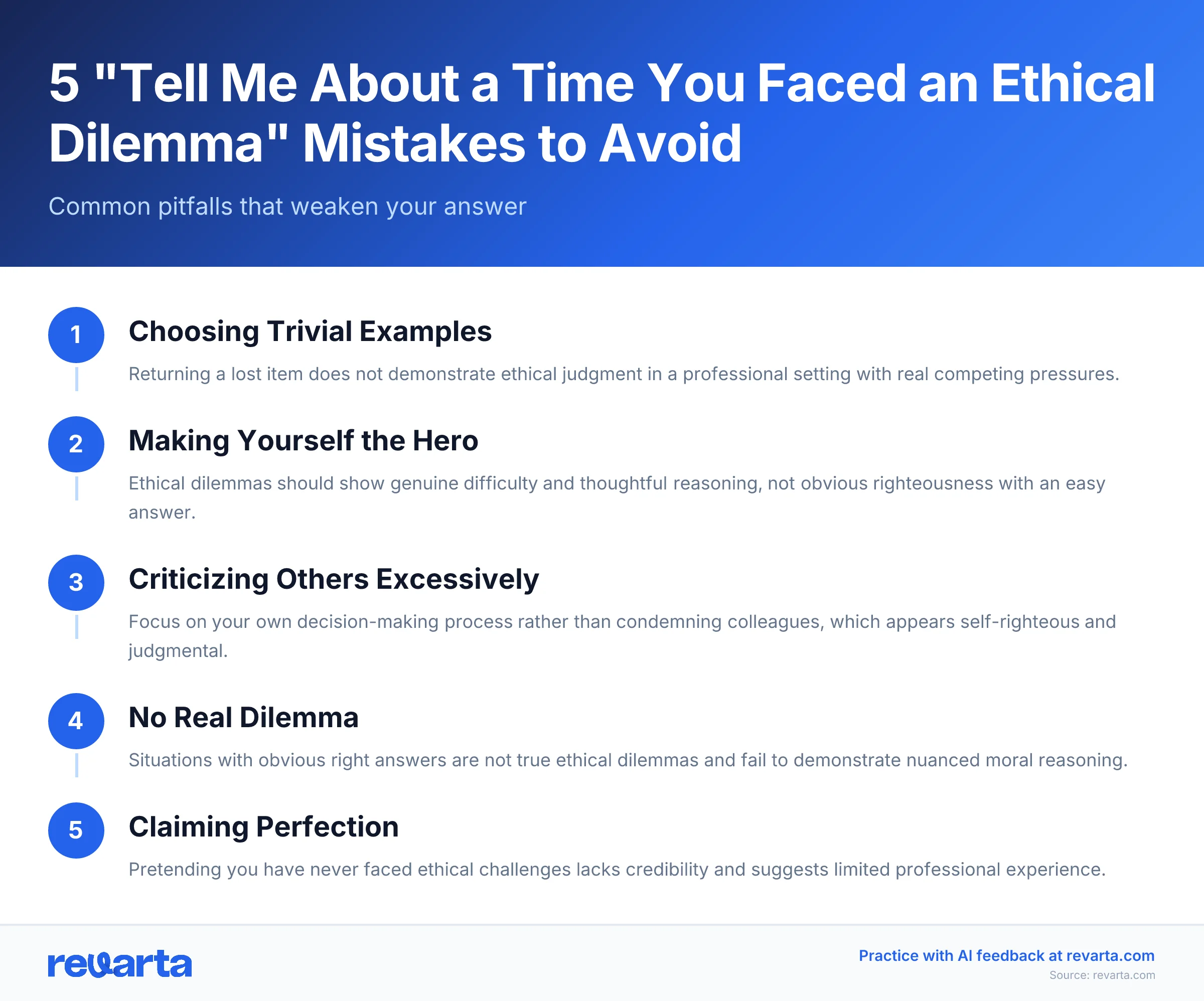 5 'Tell Me About a Time You Faced an Ethical Dilemma' Mistakes to Avoid - Common pitfalls that weaken your answer